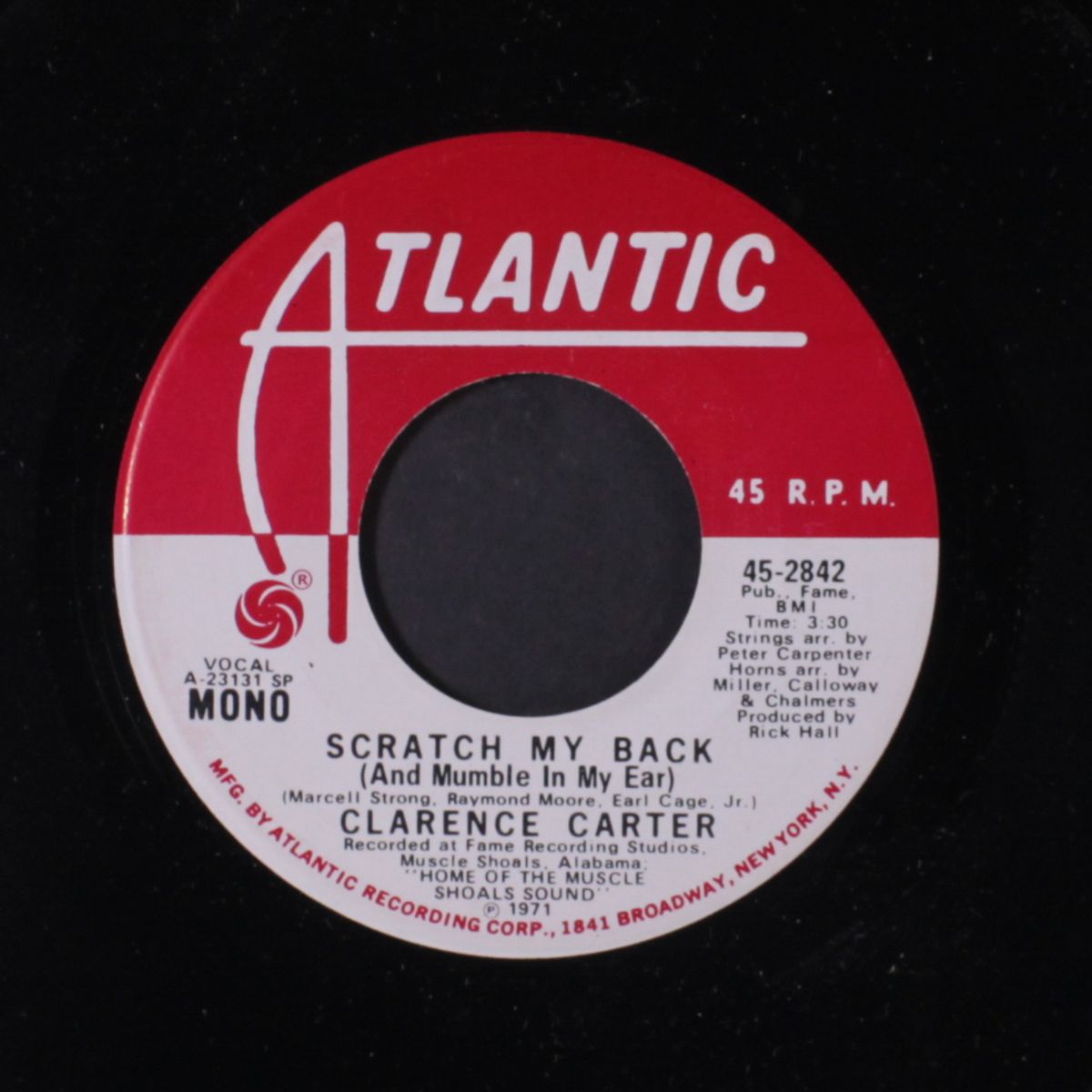 scratch my back mono / same by CLARENCE CARTER