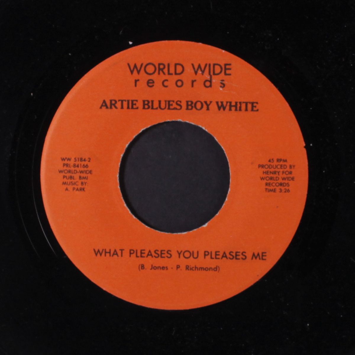 jimmie / what pleases you pleases me by ARTIE BLUES BOY WHITE