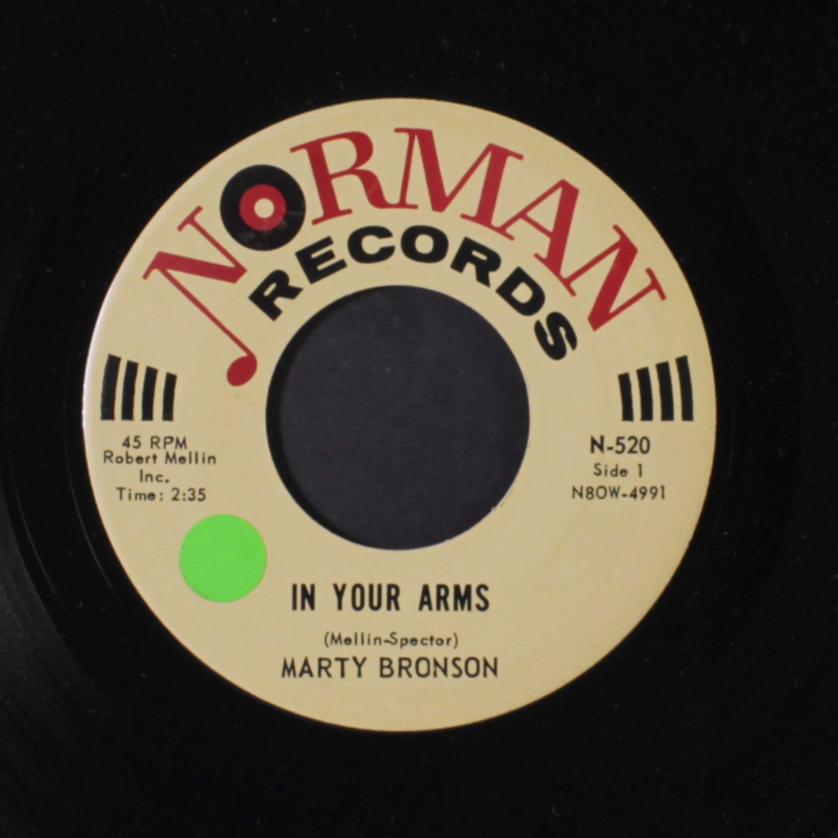 the river / in your arms by MARTY BRONSON