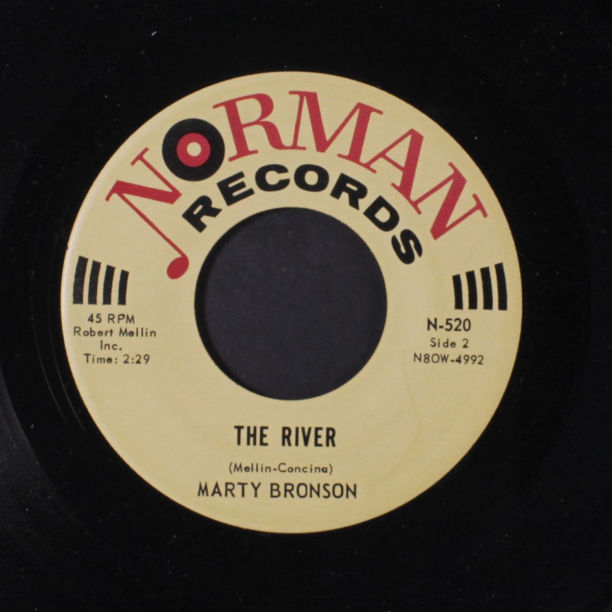 the river / in your arms by MARTY BRONSON
