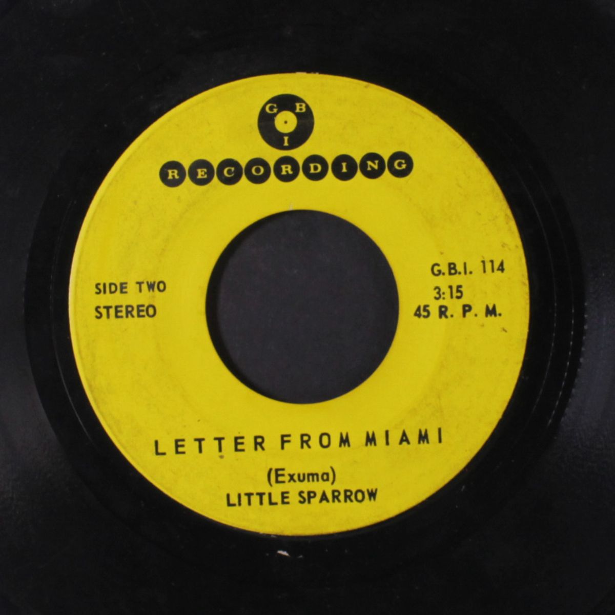 letter from miami by MIGHTY SPARROW
