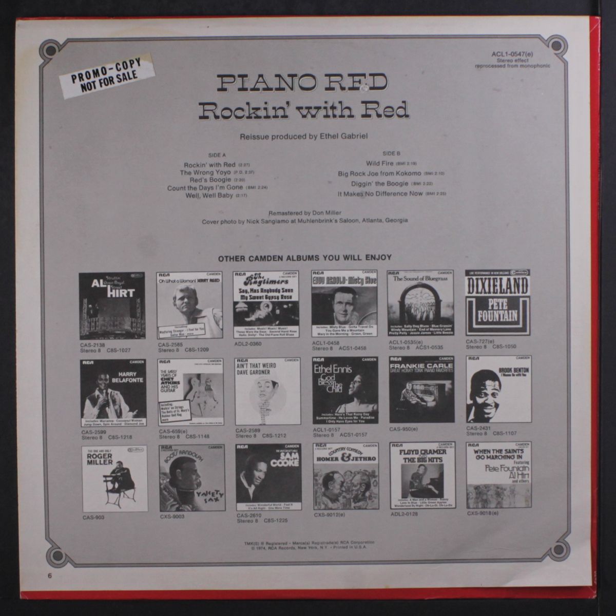 rockin' with red by PIANO RED