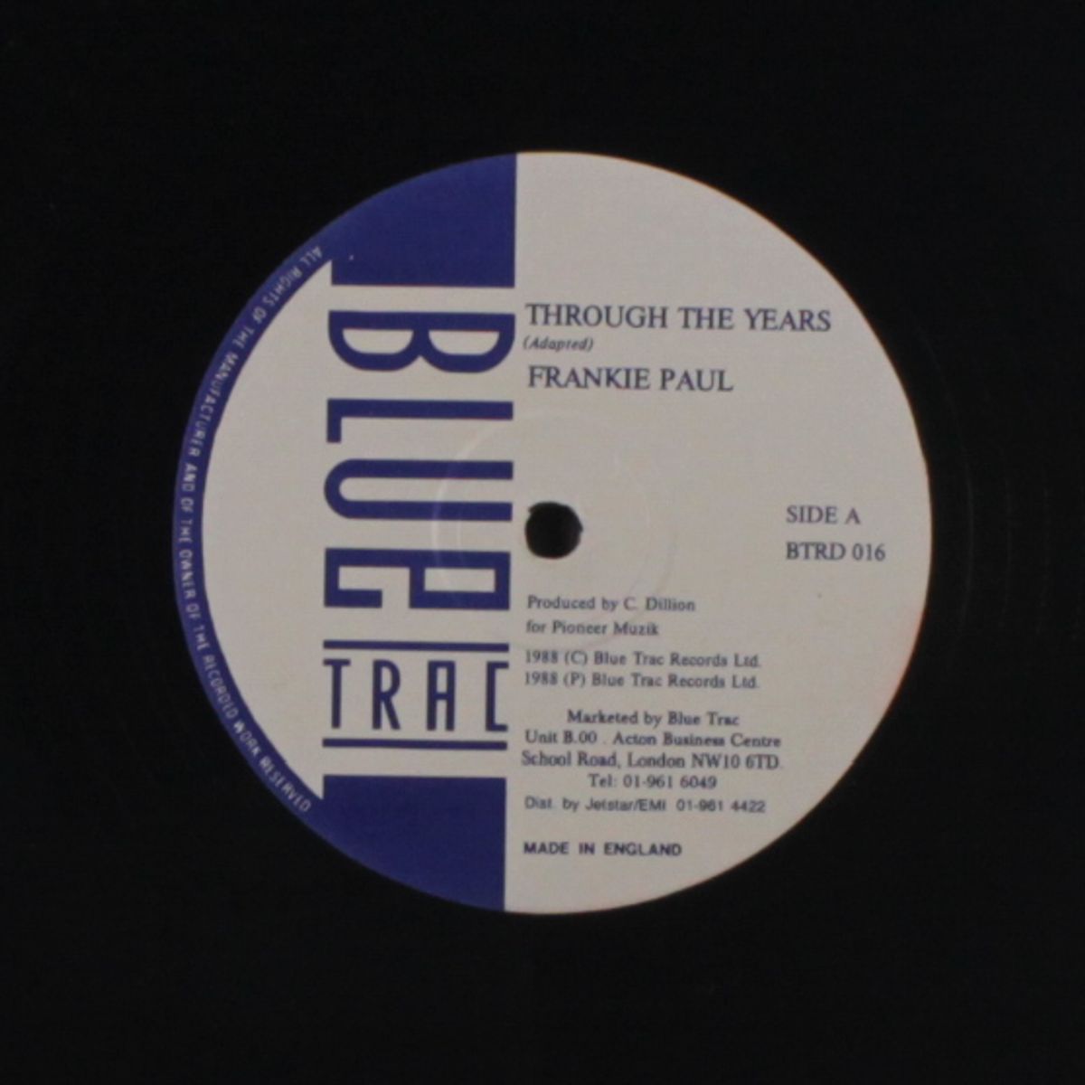 through the years by FRANKIE PAUL