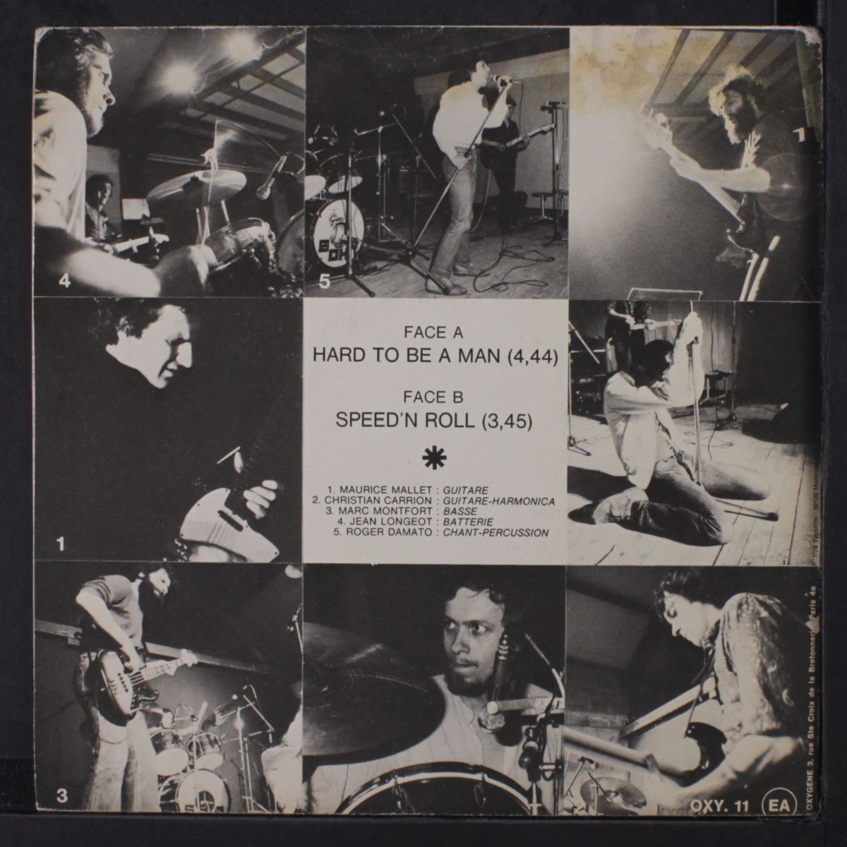 hard to be a man / speed 'n rool by SOHO