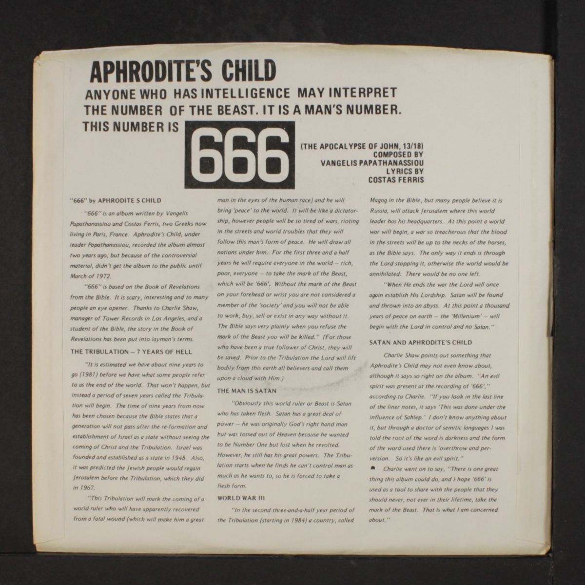 end of the world by APHRODITES CHILD