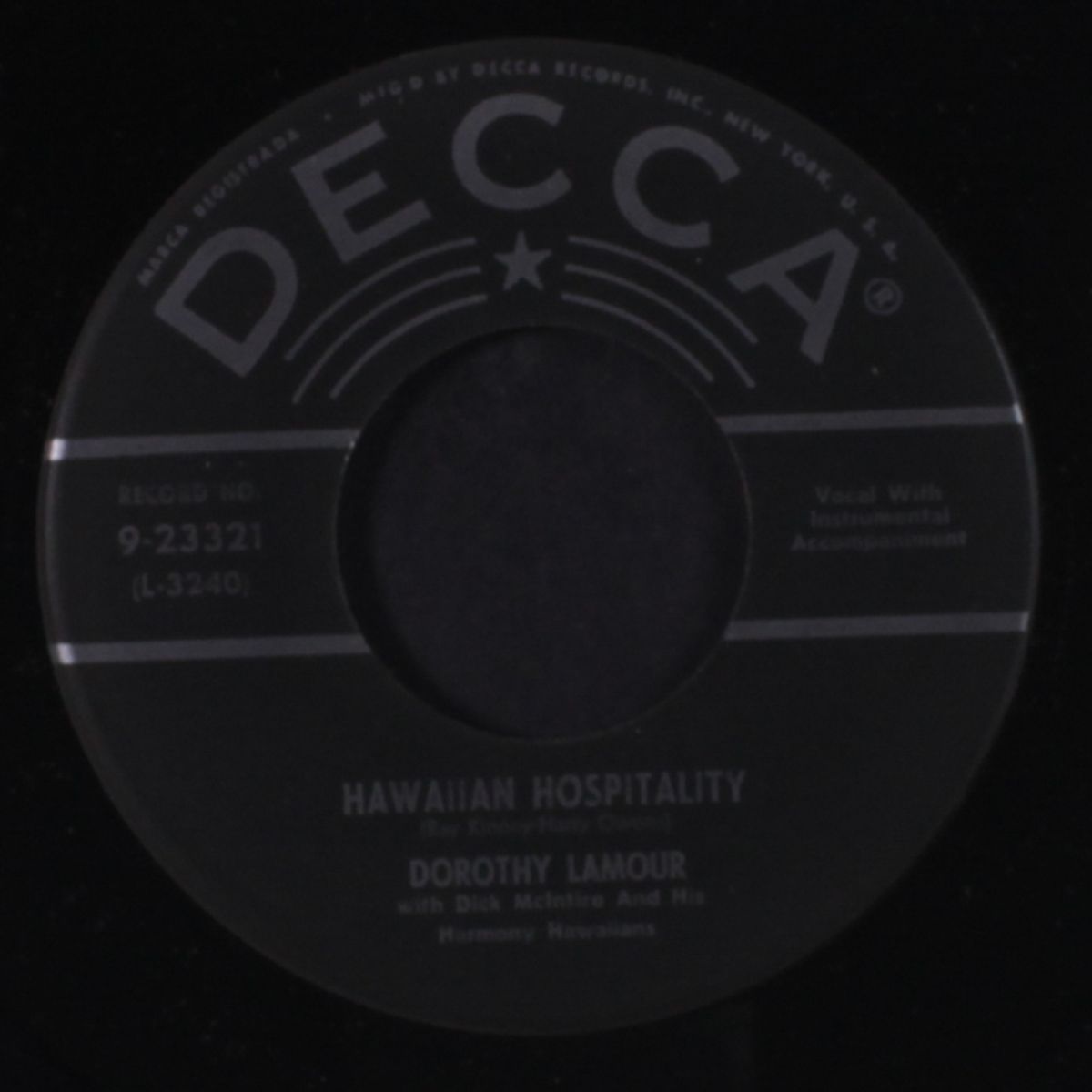 lovely hula hands / hawaiian hospitality by DOROTHY LAMOUR