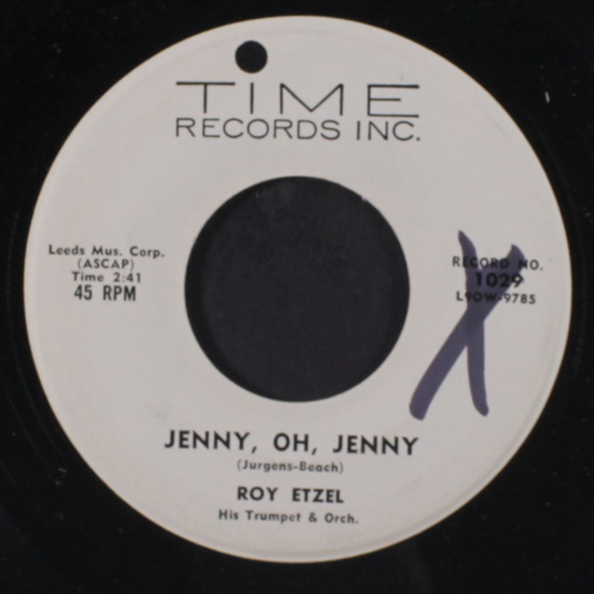 apachen blues / jenny, oh, jenny by ROY ETZEL
