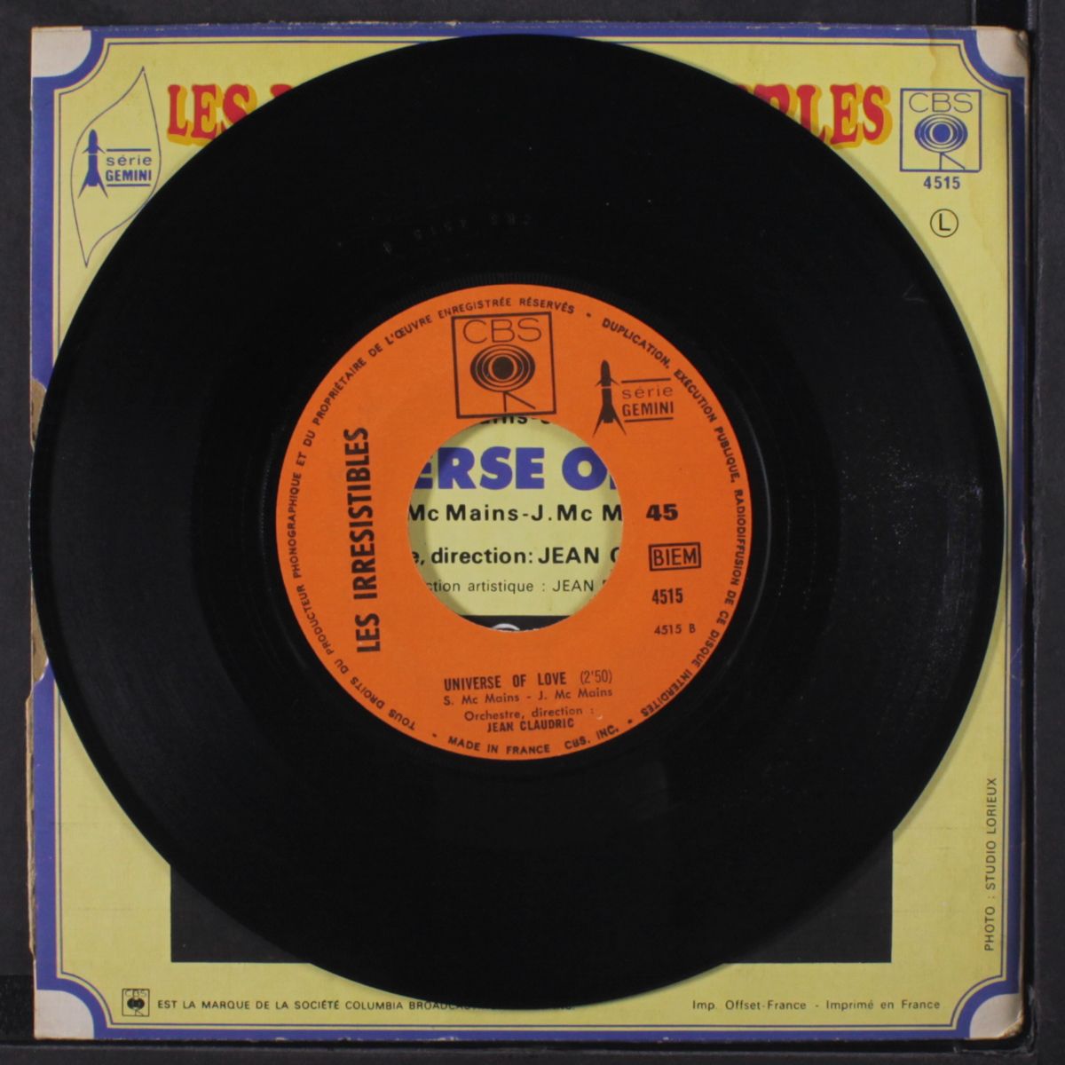 girl i loved you / universe of love by LES IRRESISTIBLES