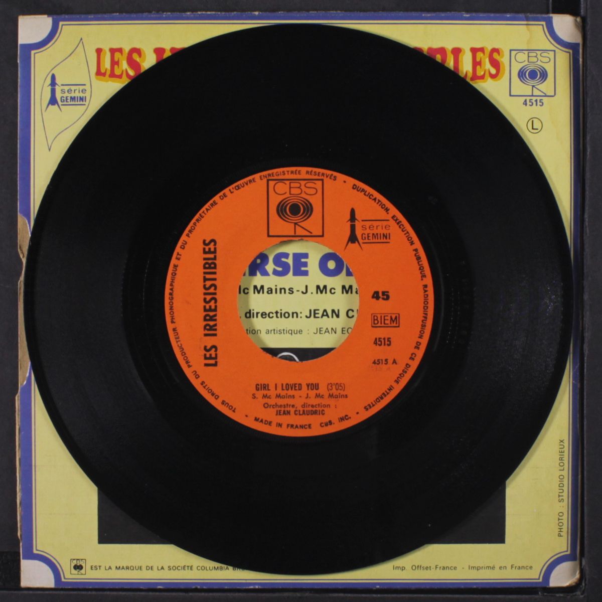 girl i loved you / universe of love by LES IRRESISTIBLES