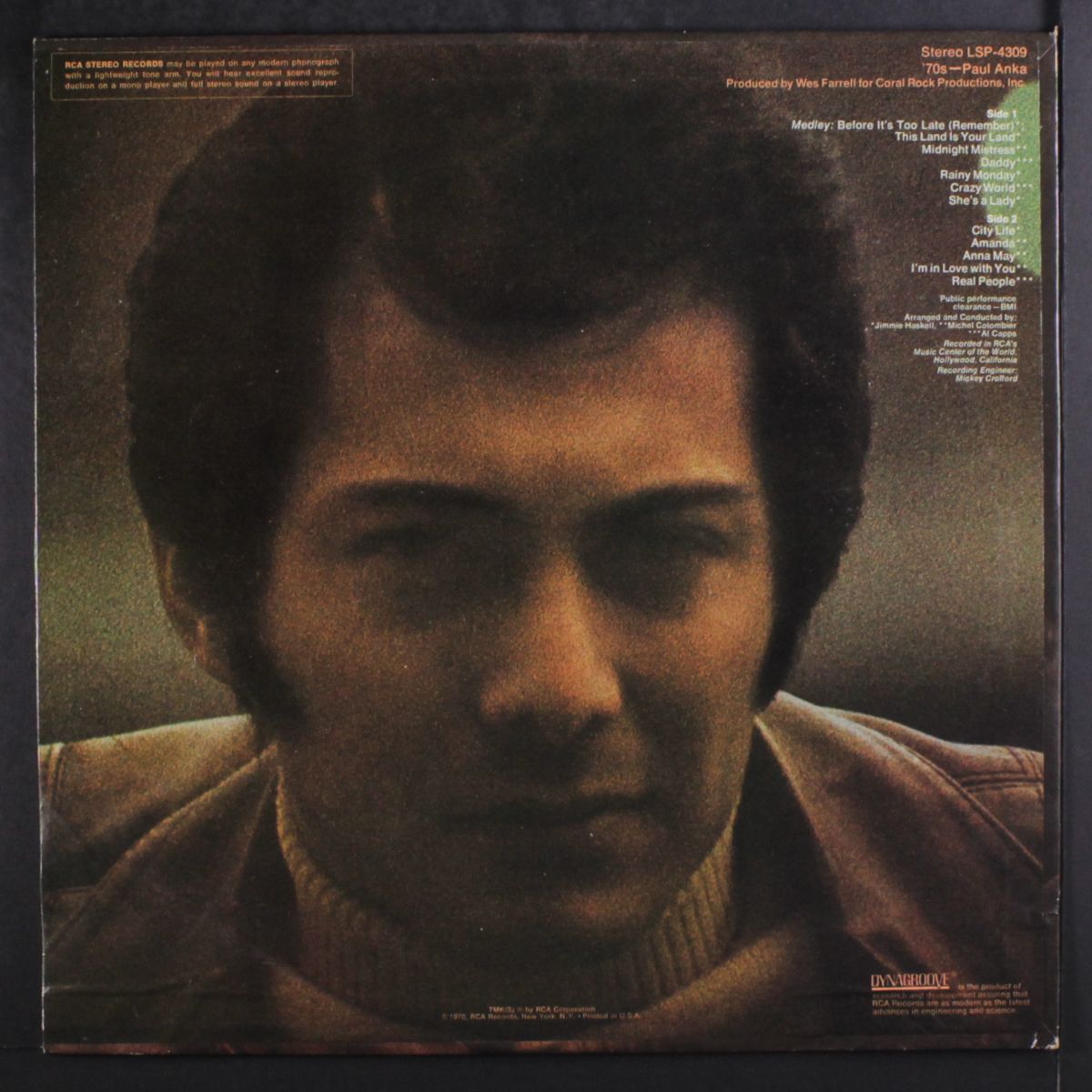 '70's by PAUL ANKA