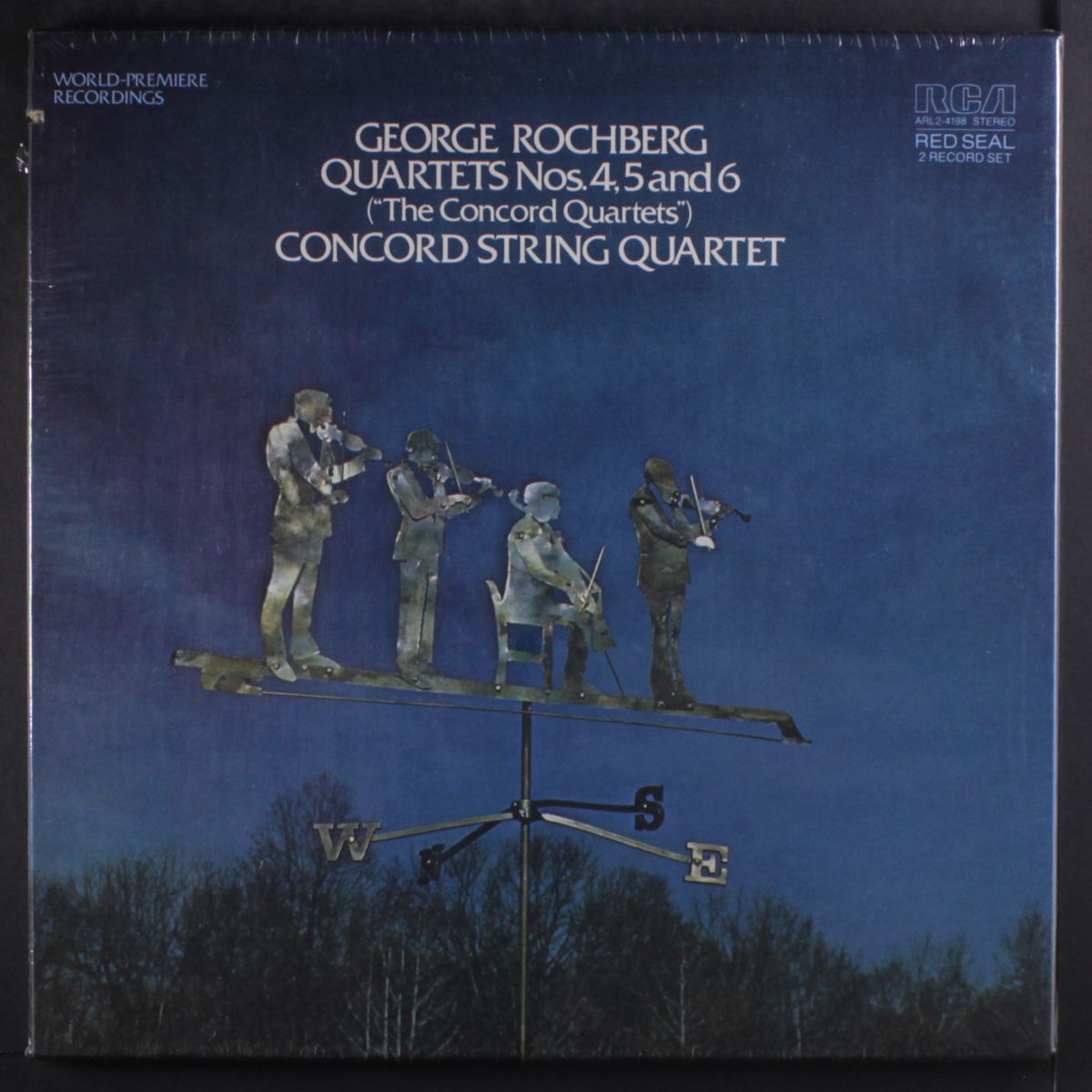 george rochberg quartets nos. 4, 5 and 6 by CONCORD STRING QUARTET