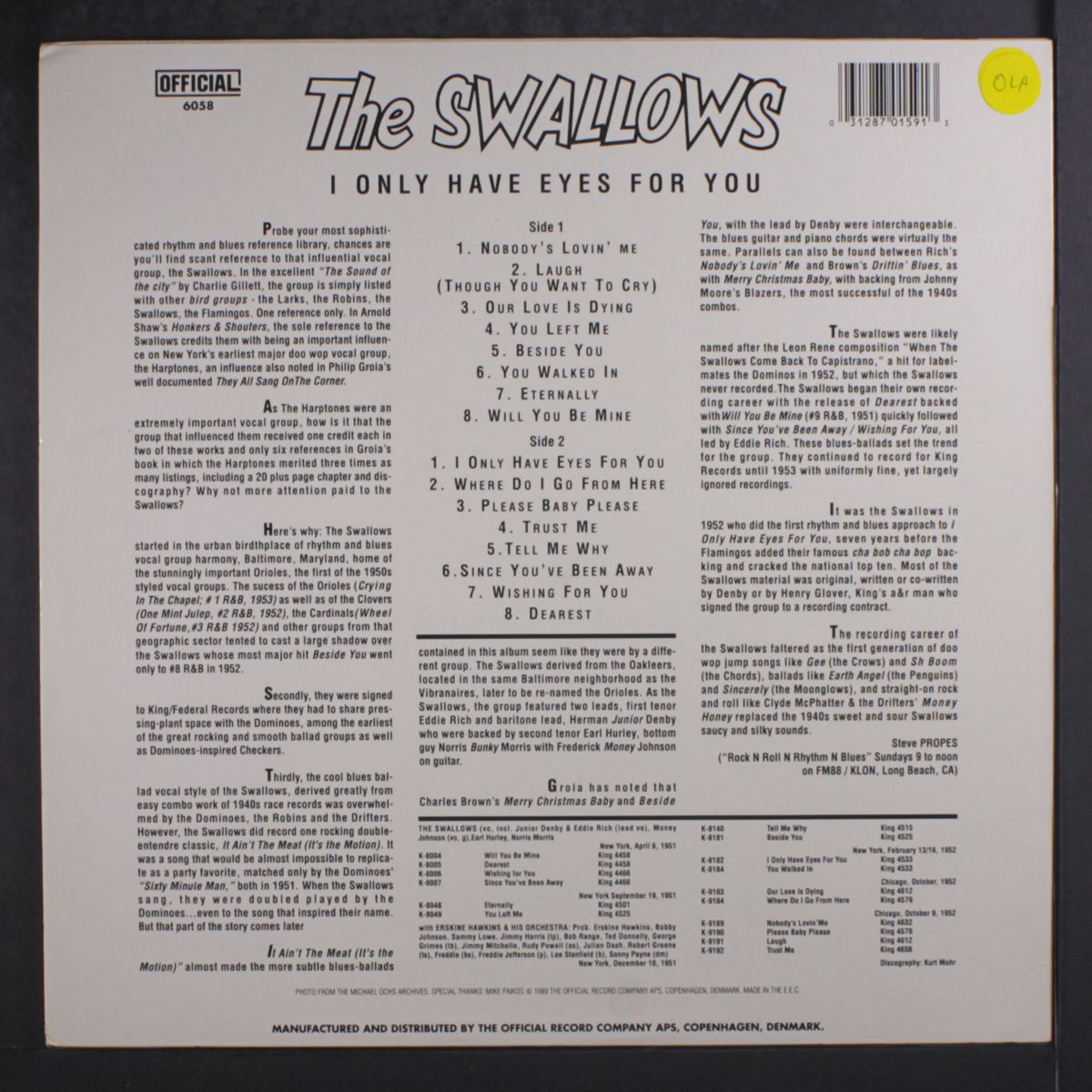 i only have eyes for you by SWALLOWS