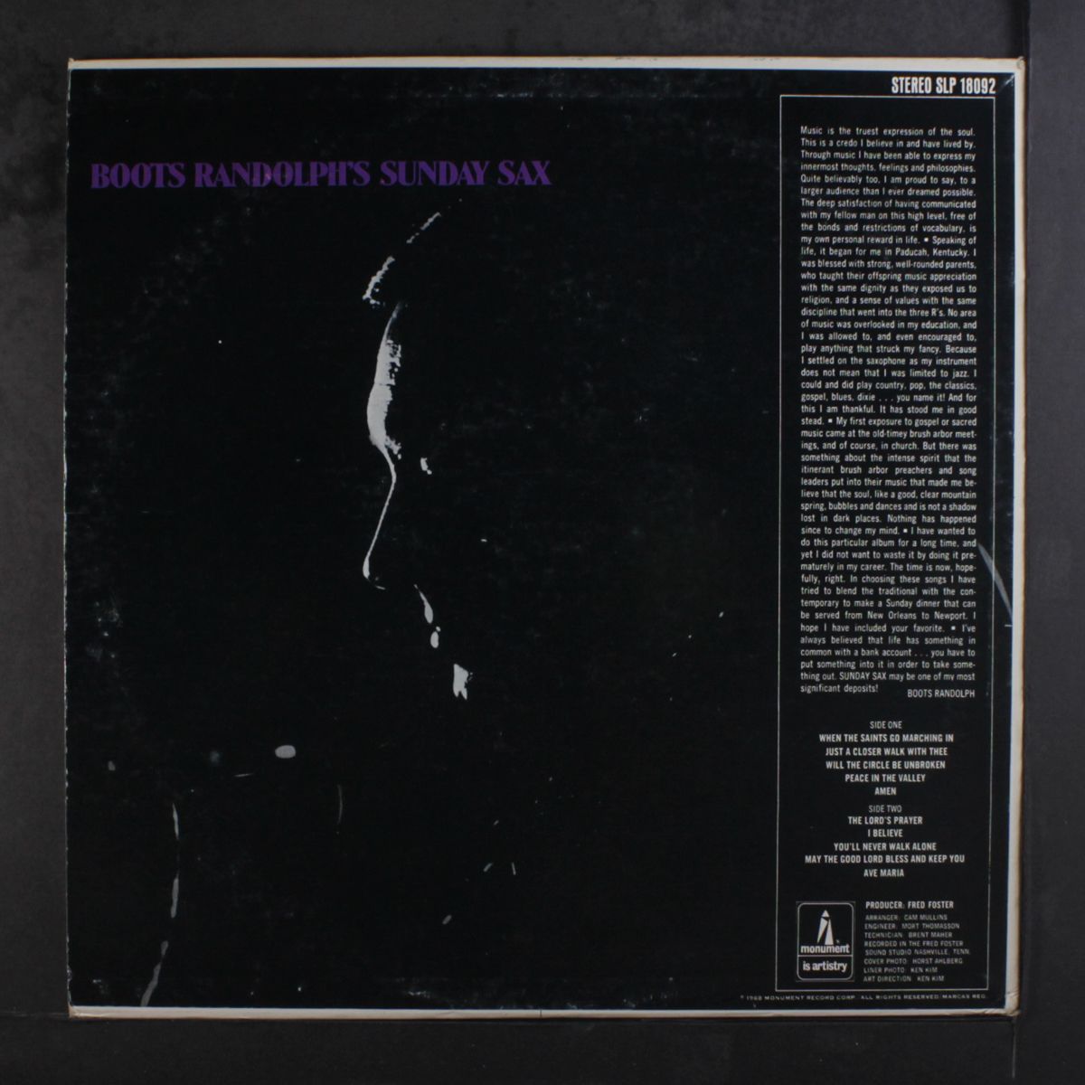 sunday sax by BOOTS RANDOLPH