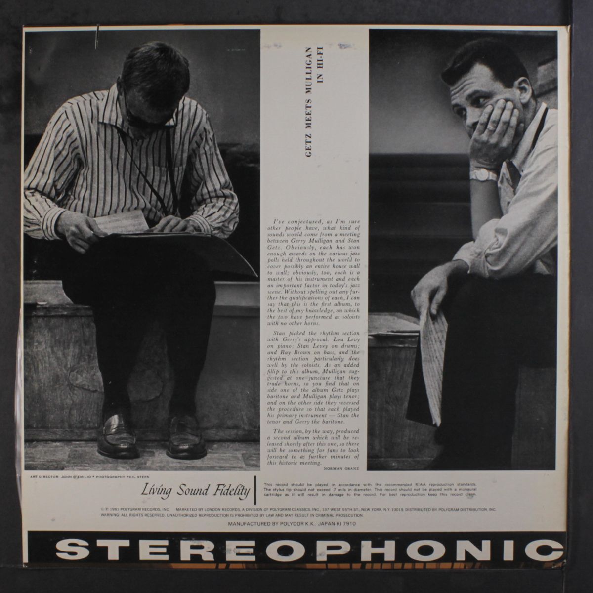 getz meets mulligan in hi-fi by STAN GETZ