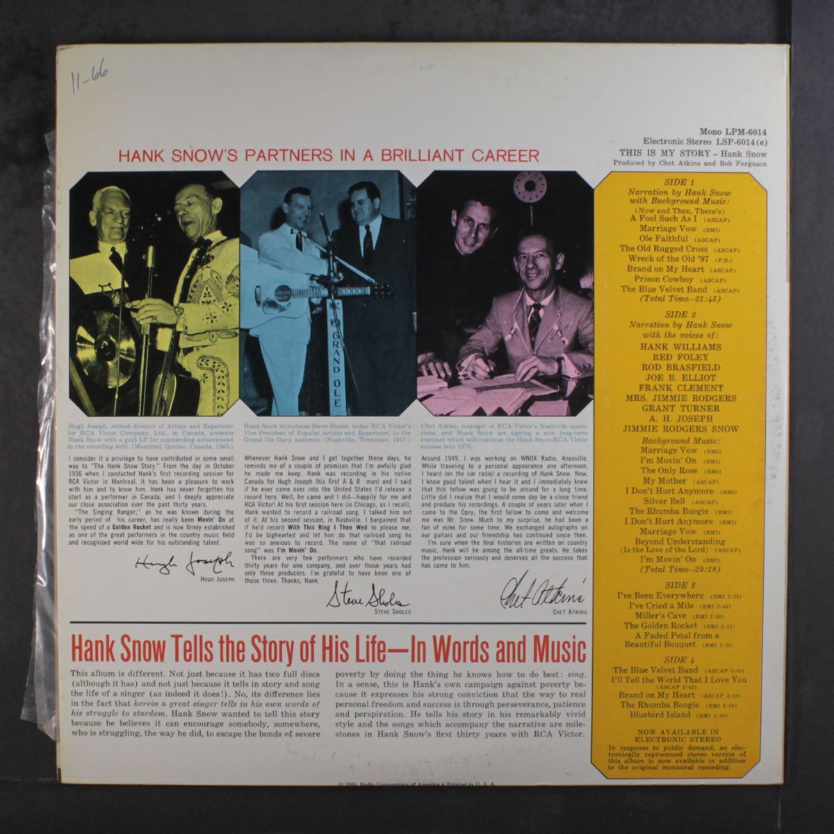 this is my story by HANK SNOW