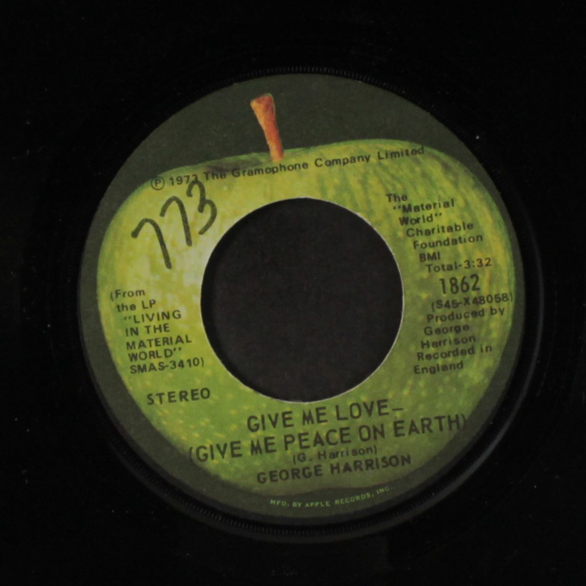 give me love (give me peace on earth) / miss o'dell by GEORGE HARRISON