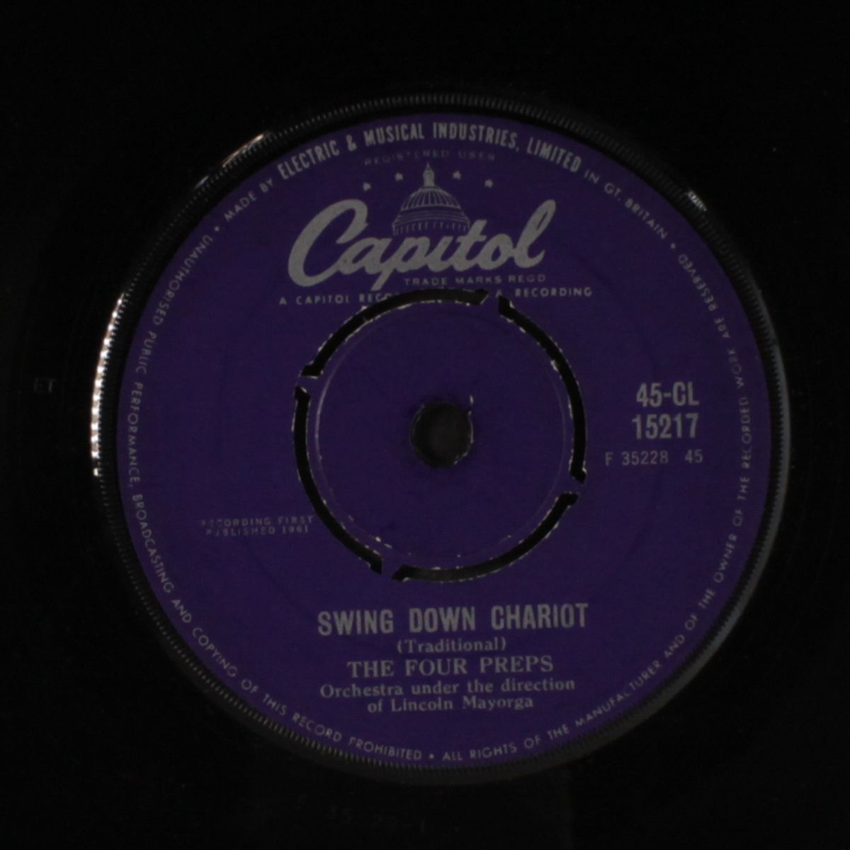 more money for you and me- medley / swing down chariot by FOUR PREPS