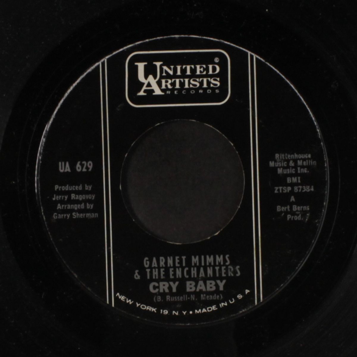 cry baby / don't change your heart by GARNET MIMMS & ENCHANTERS