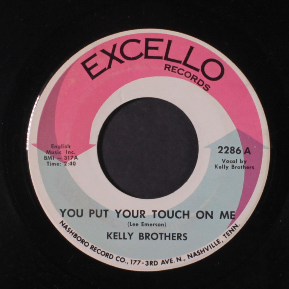 hanging in here / you put your touch on me by KELLY BROTHERS