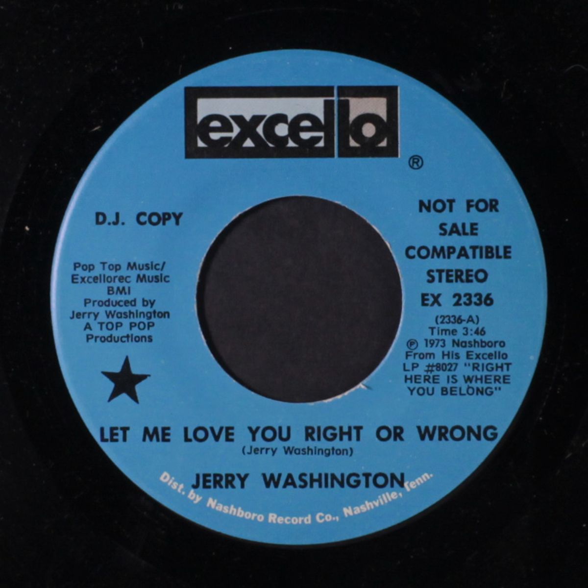 let me love you right or wrong / same by JERRY WASHINGTON