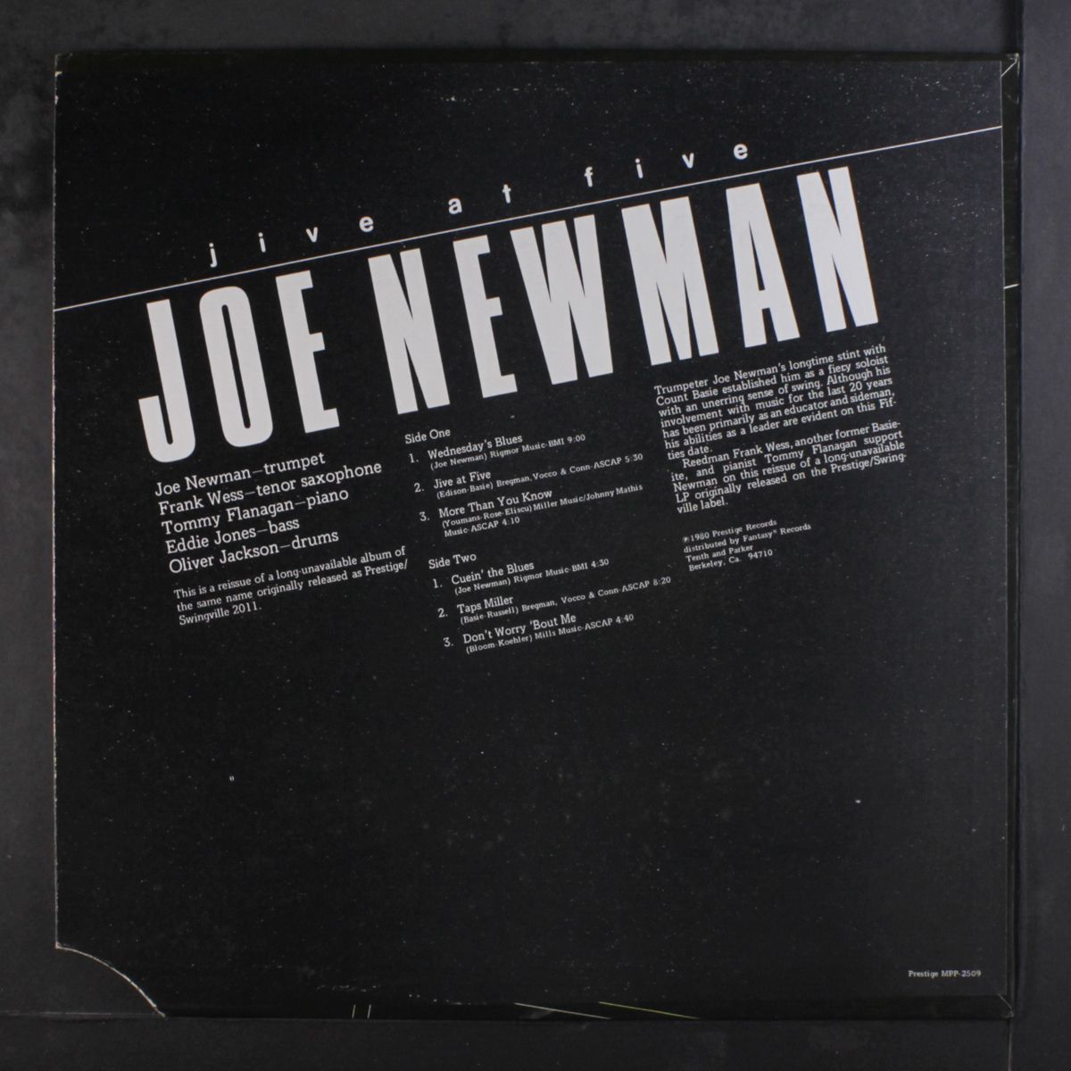 jive at five by JOE NEWMAN