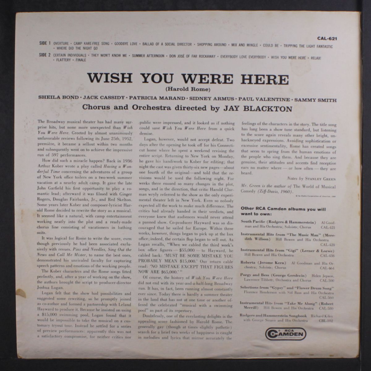 wish you were here by ORIGINAL CAST