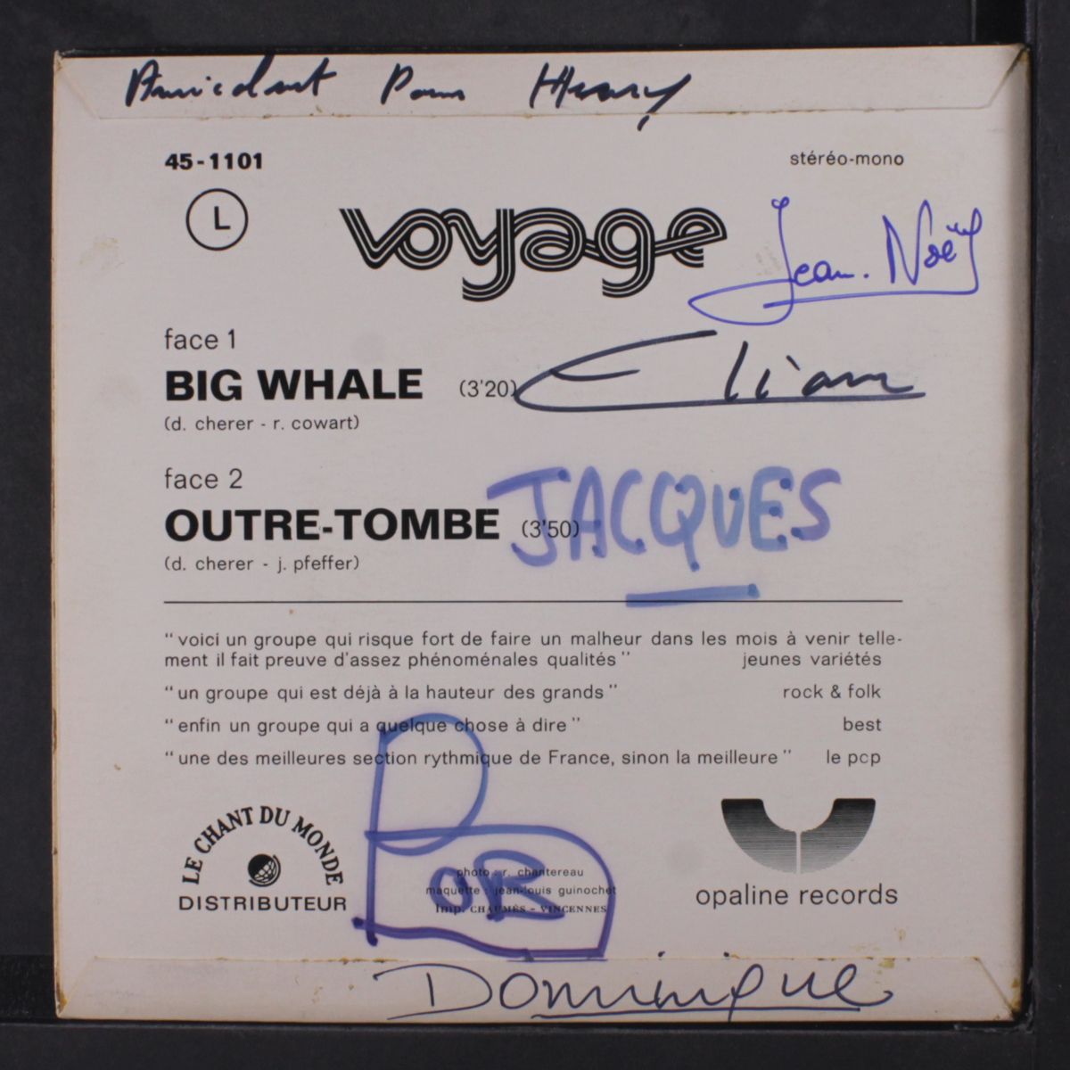 big whale / outre tomb by VOYAGE
