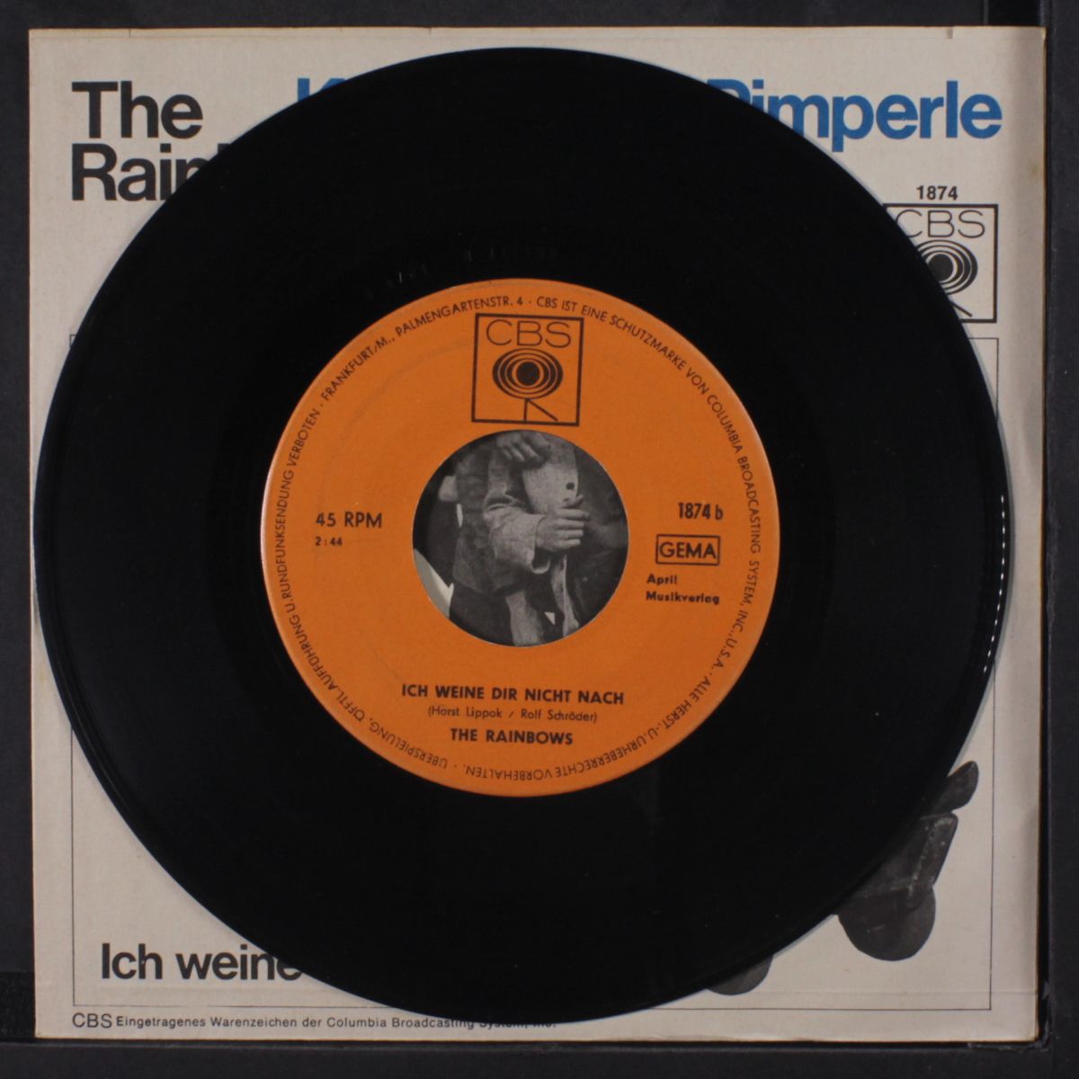 kommando pimperle / ich weine dir nicht nach by RAINBOWS