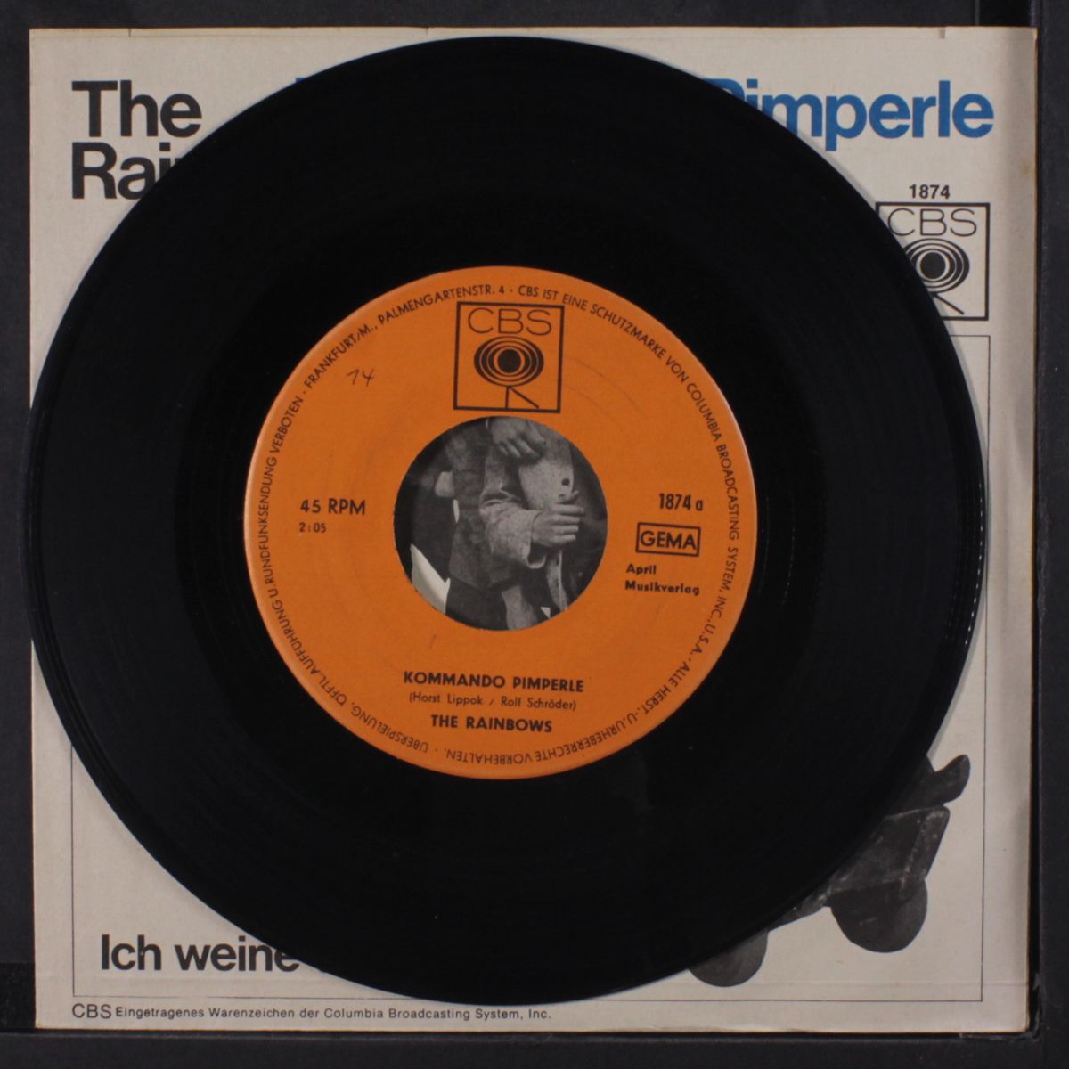 kommando pimperle / ich weine dir nicht nach by RAINBOWS
