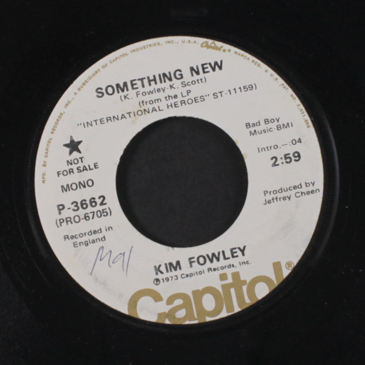 something new / mono by KIM FOWLEY