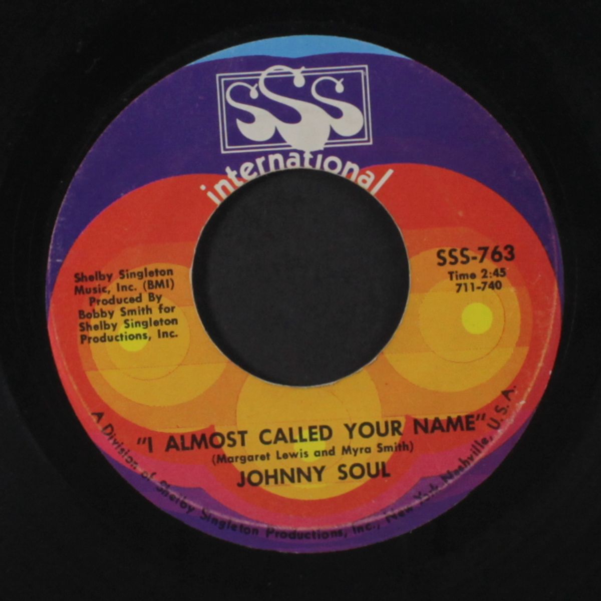 i almost called your name / take me where the sun never shines by JOHNNY SOUL