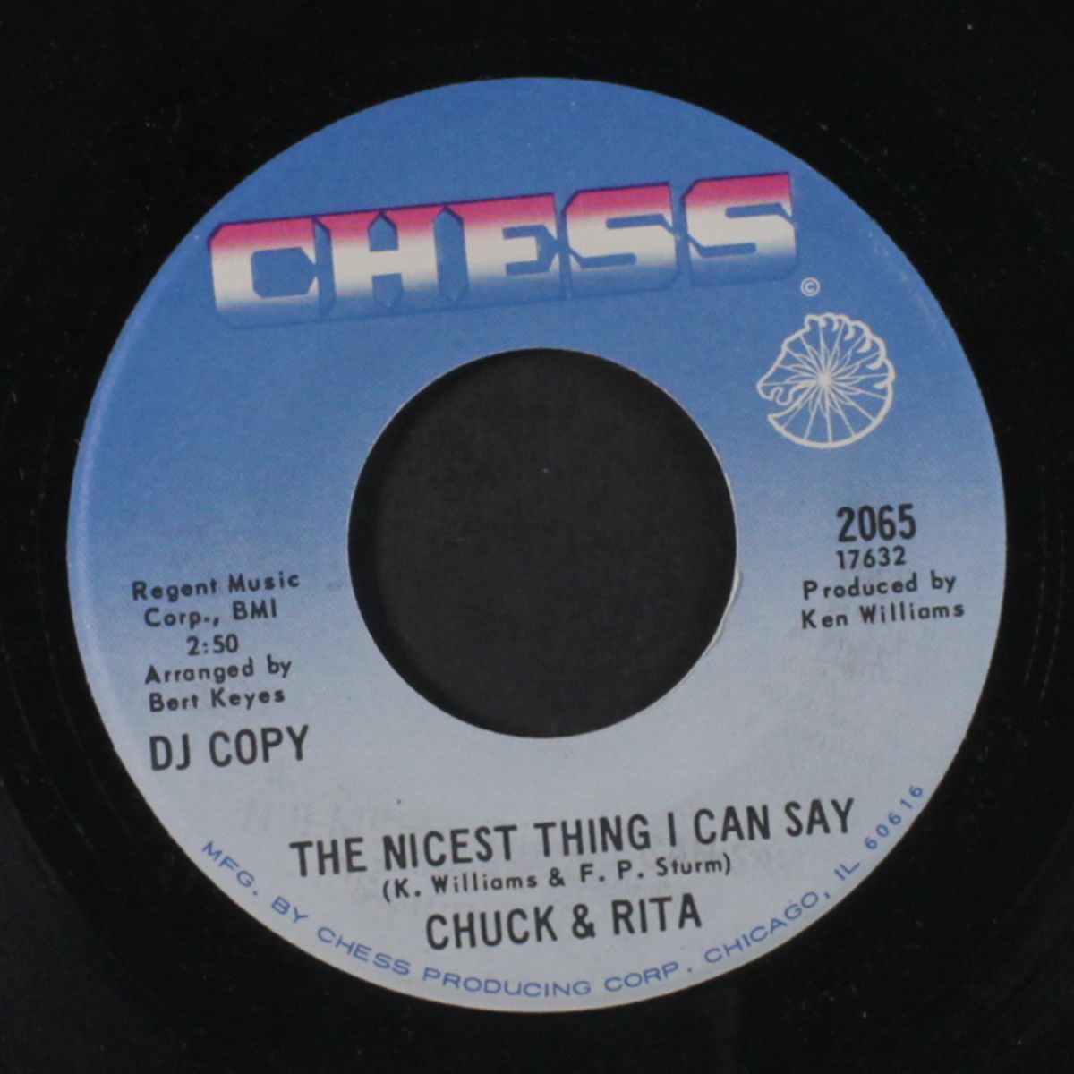 baby we got it / the nicest thing i can say by CHUCK & RITA