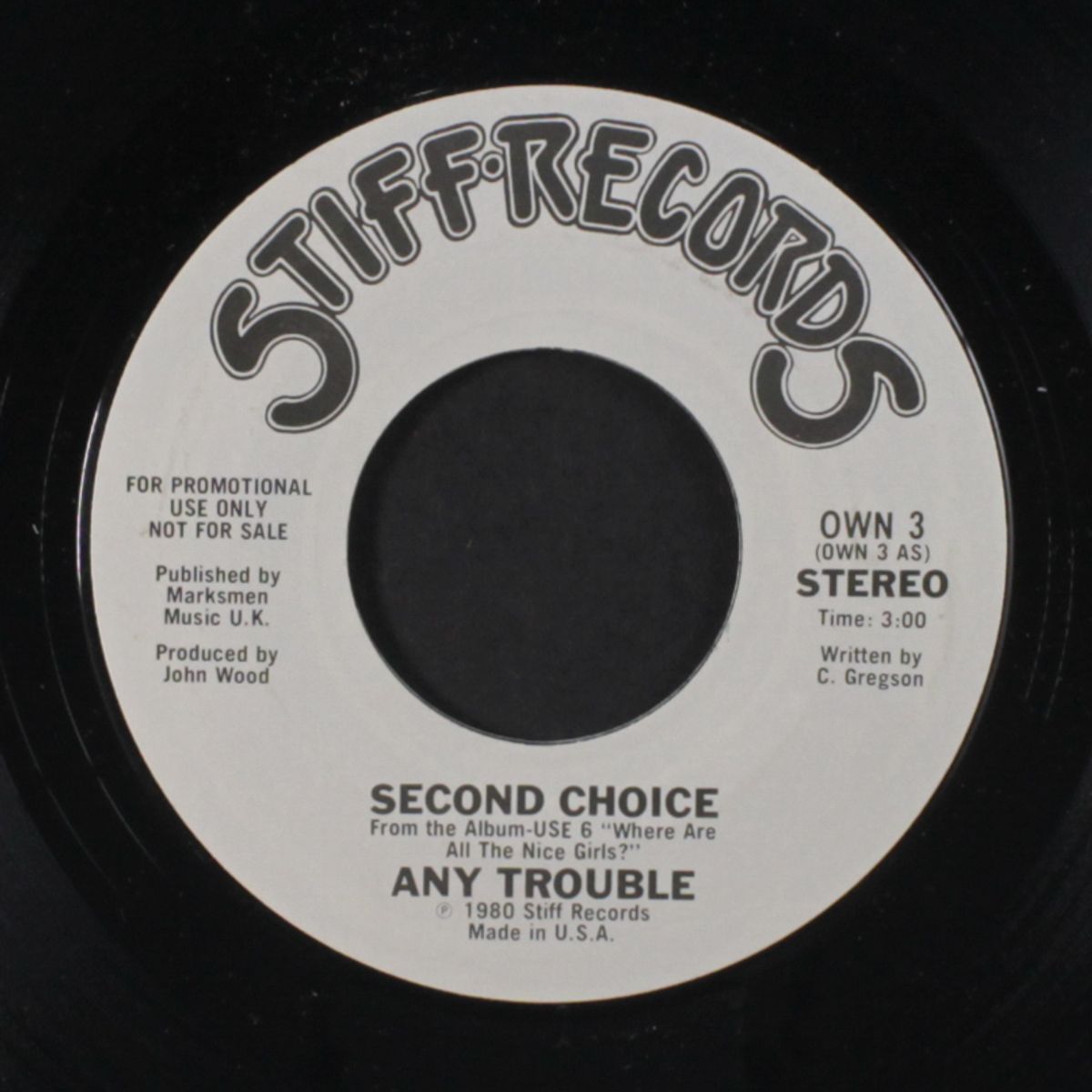 second choice / mono by ANY TROUBLE