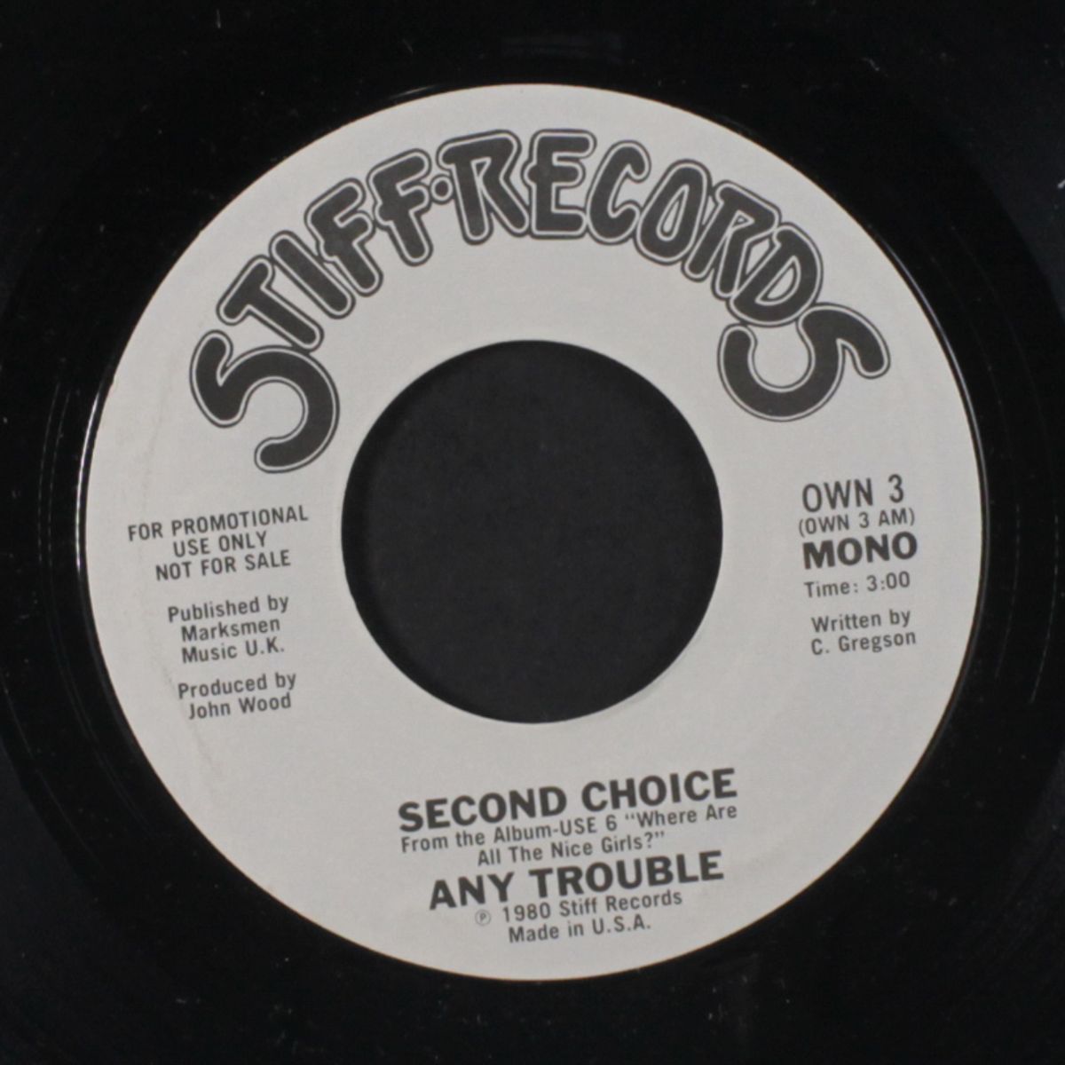 second choice / mono by ANY TROUBLE