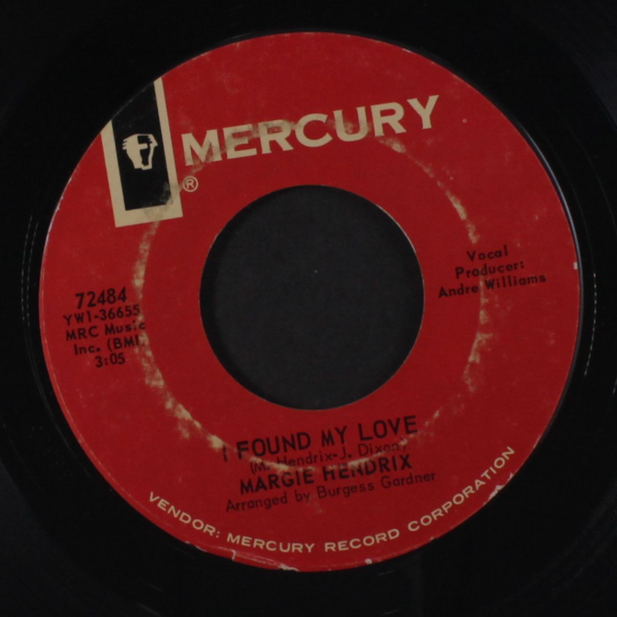 now the hurt's on you / i found my love by MARGIE HENDRIX