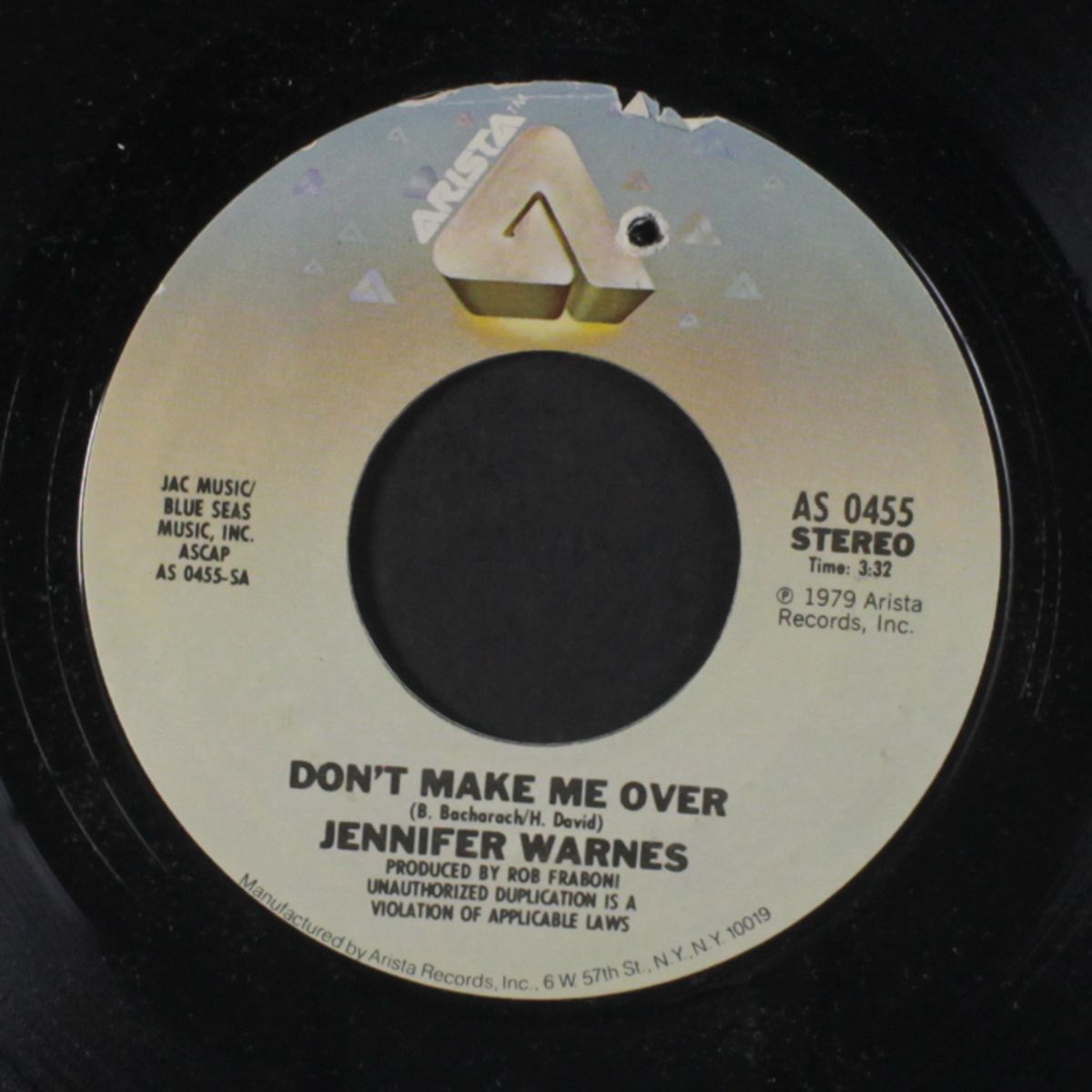 don't make me over / i'm restless by JENNIFER WARNES