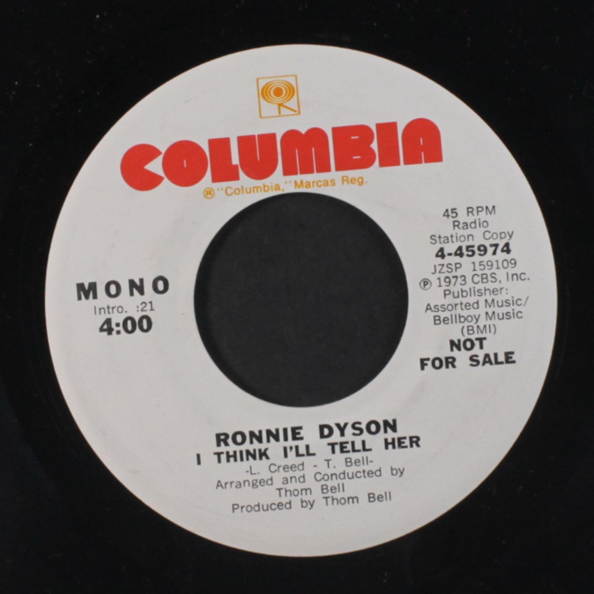 i think i'll tell her / mono by RONNIE DYSON