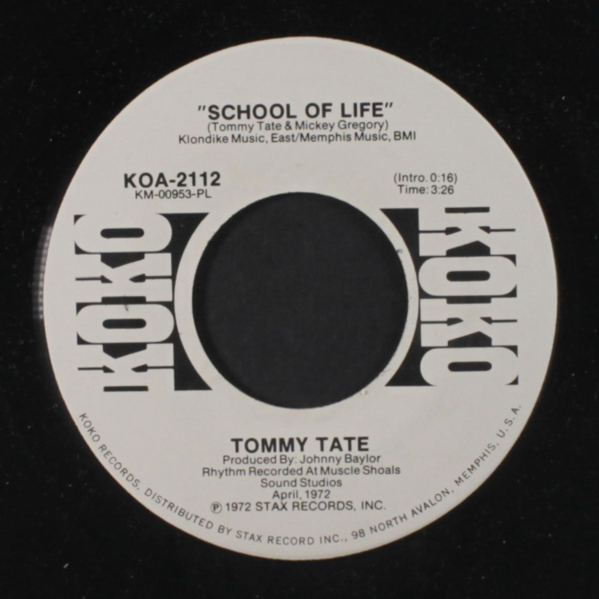 school of life / same by TOMMY TATE