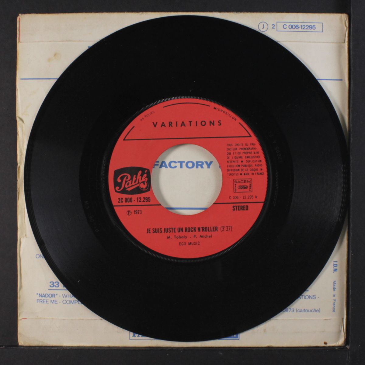 je suis juste un rock n' roller by VARIATIONS