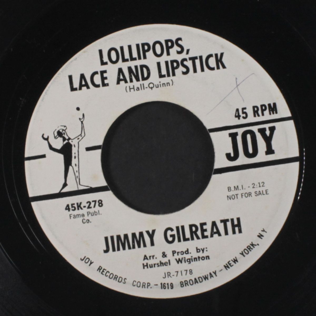 lollipops lace and lipstick / mean ole river by JIMMY GILREATH