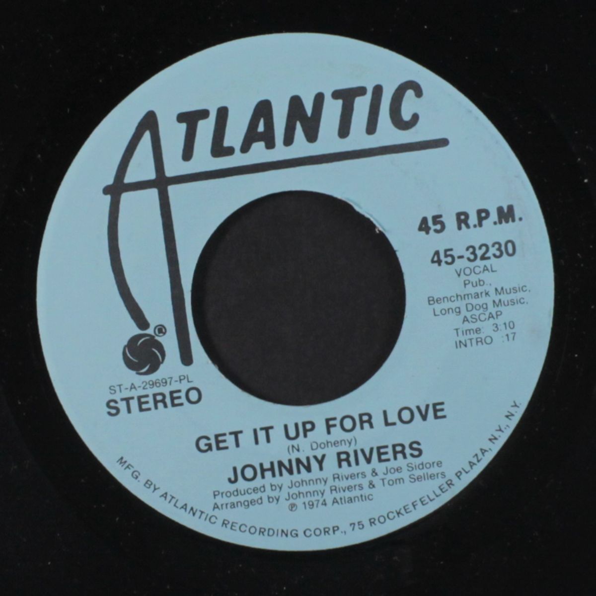 get it up for love / mono by JOHNNY RIVERS