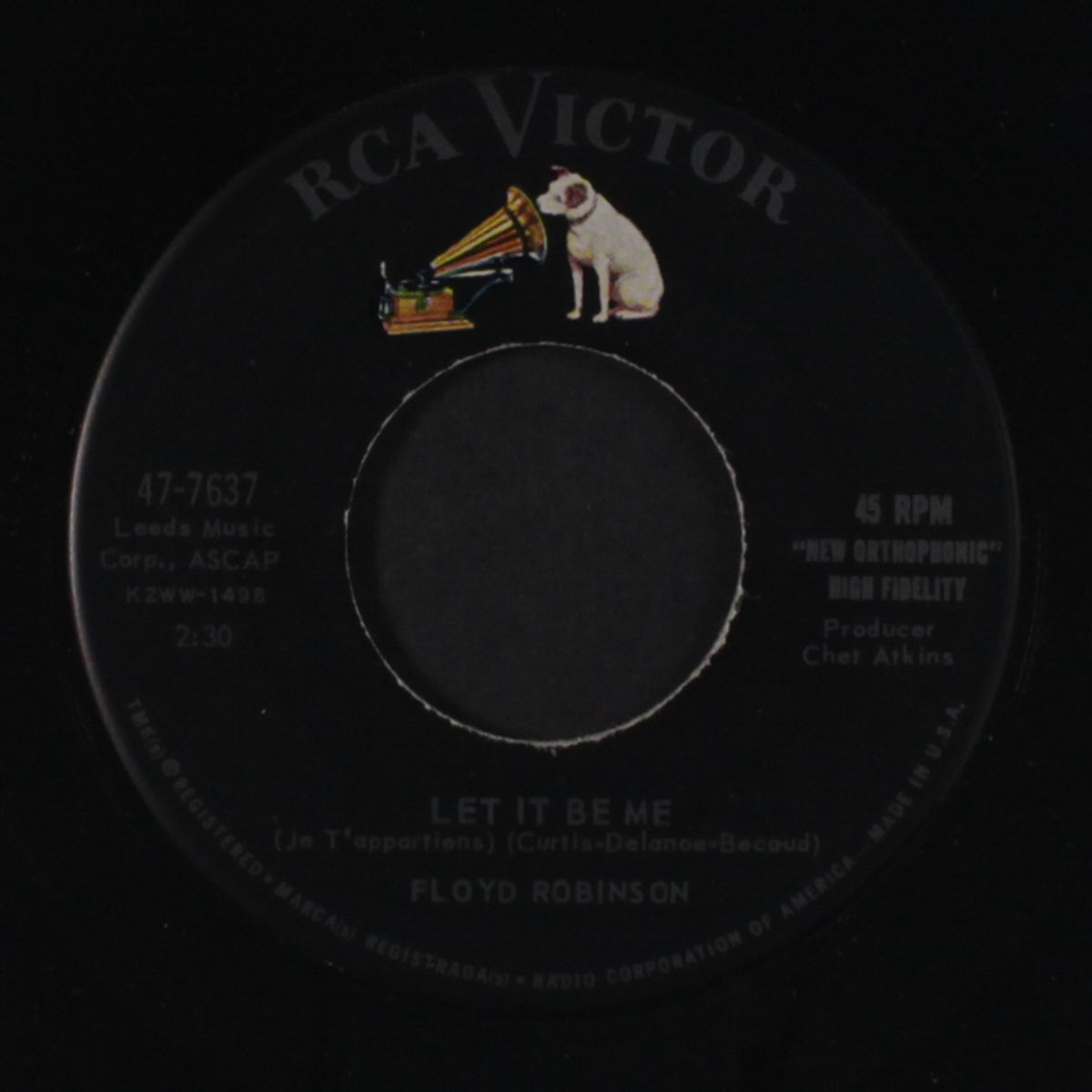 tonight you belong to me / let it be me by FLOYD ROBINSON