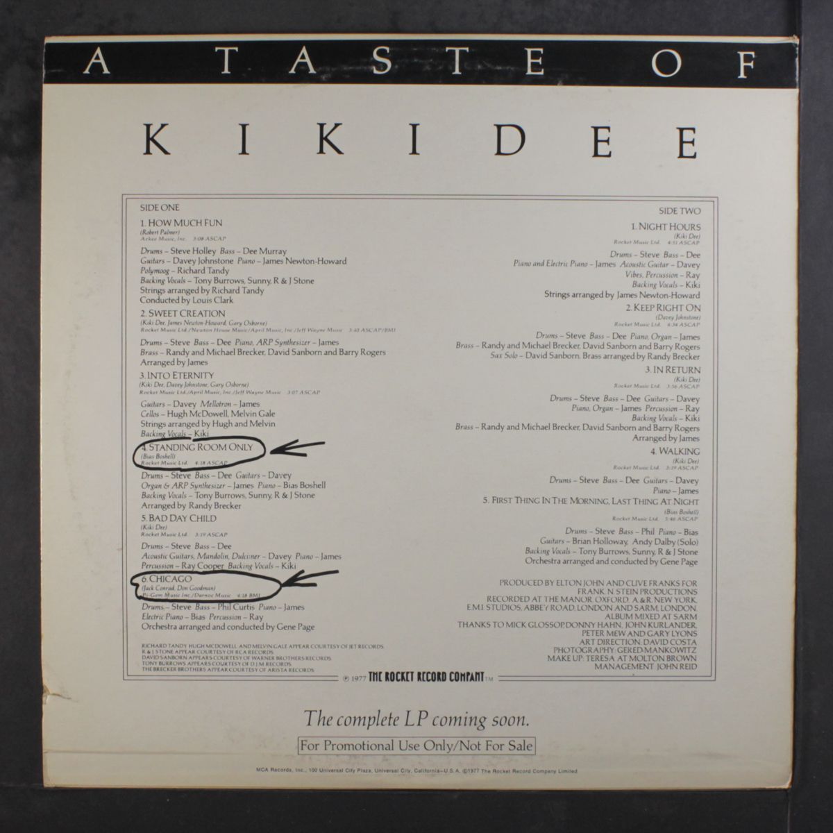 a taste of kiki dee by KIKI DEE