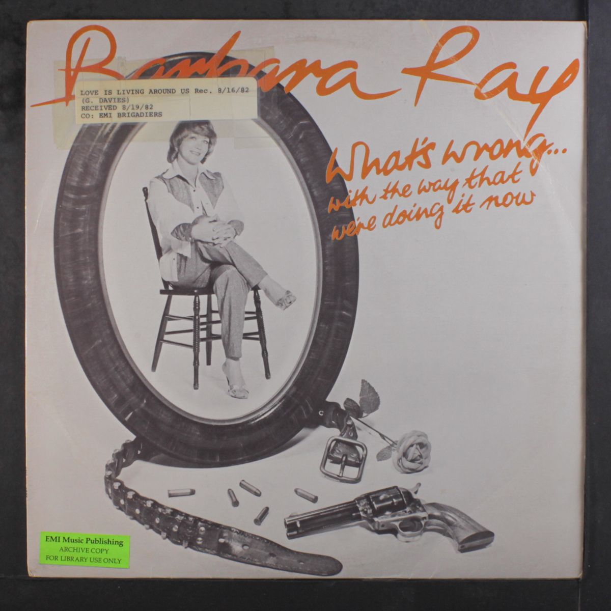 what's wrong with the way that we're doing it now by BARBARA RAY