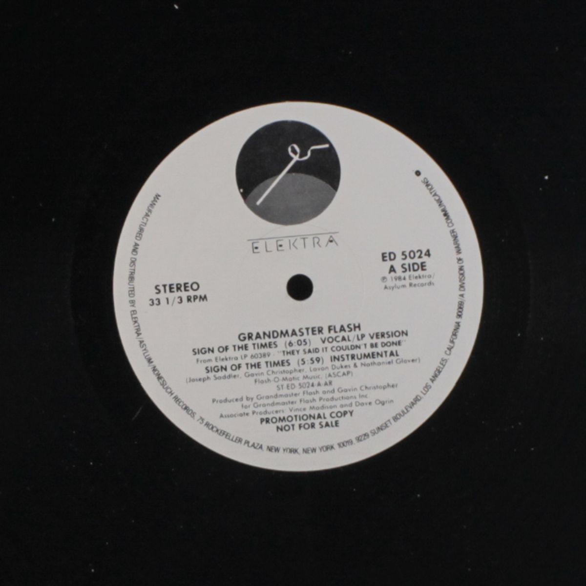 sign of the times by GRANDMASTER FLASH