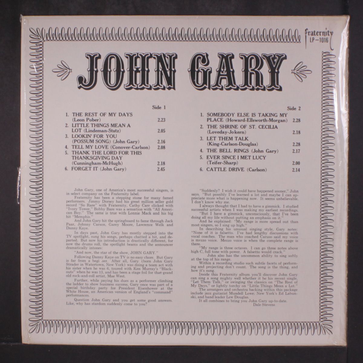 collector's items by JOHN GARY