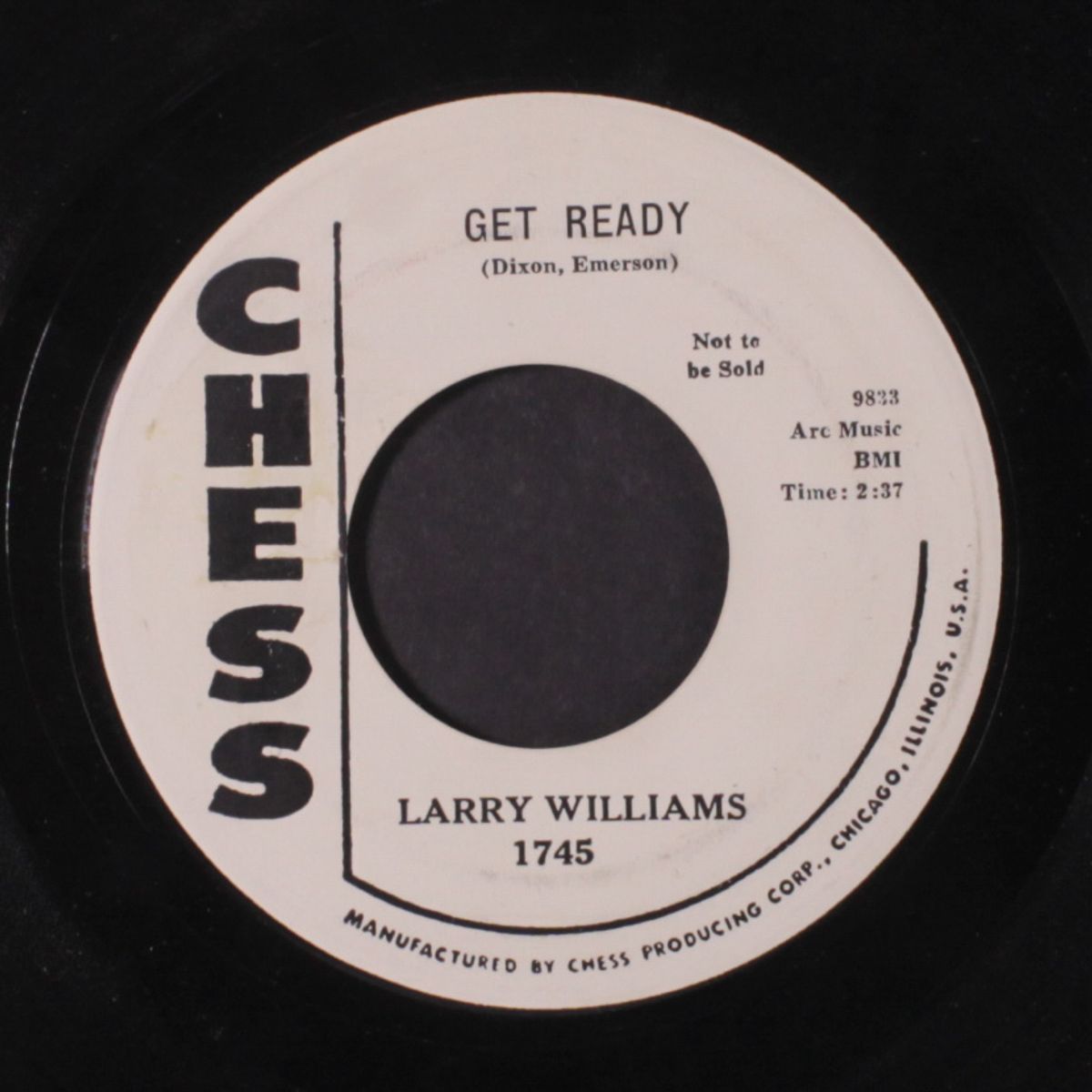 get ready / baby, baby by LARRY WILLIAMS