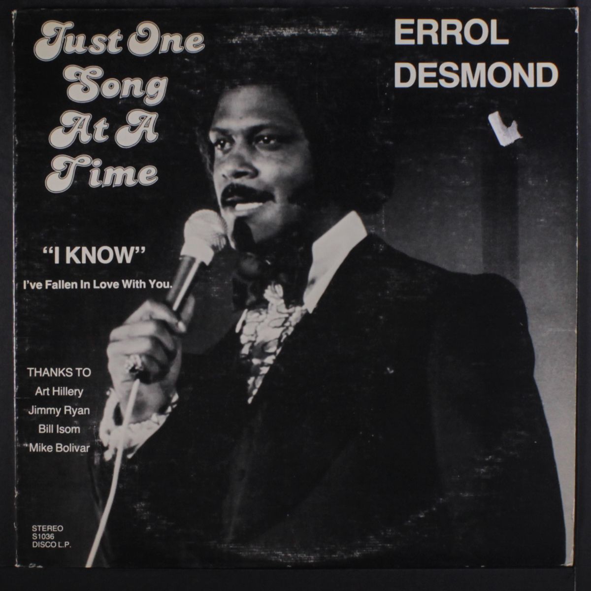 i know (i've fallen in love with you) by ERROL DESMOND
