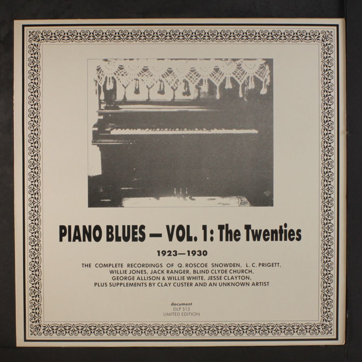 piano blues, vol. 1 - the twenties by VARIOUS