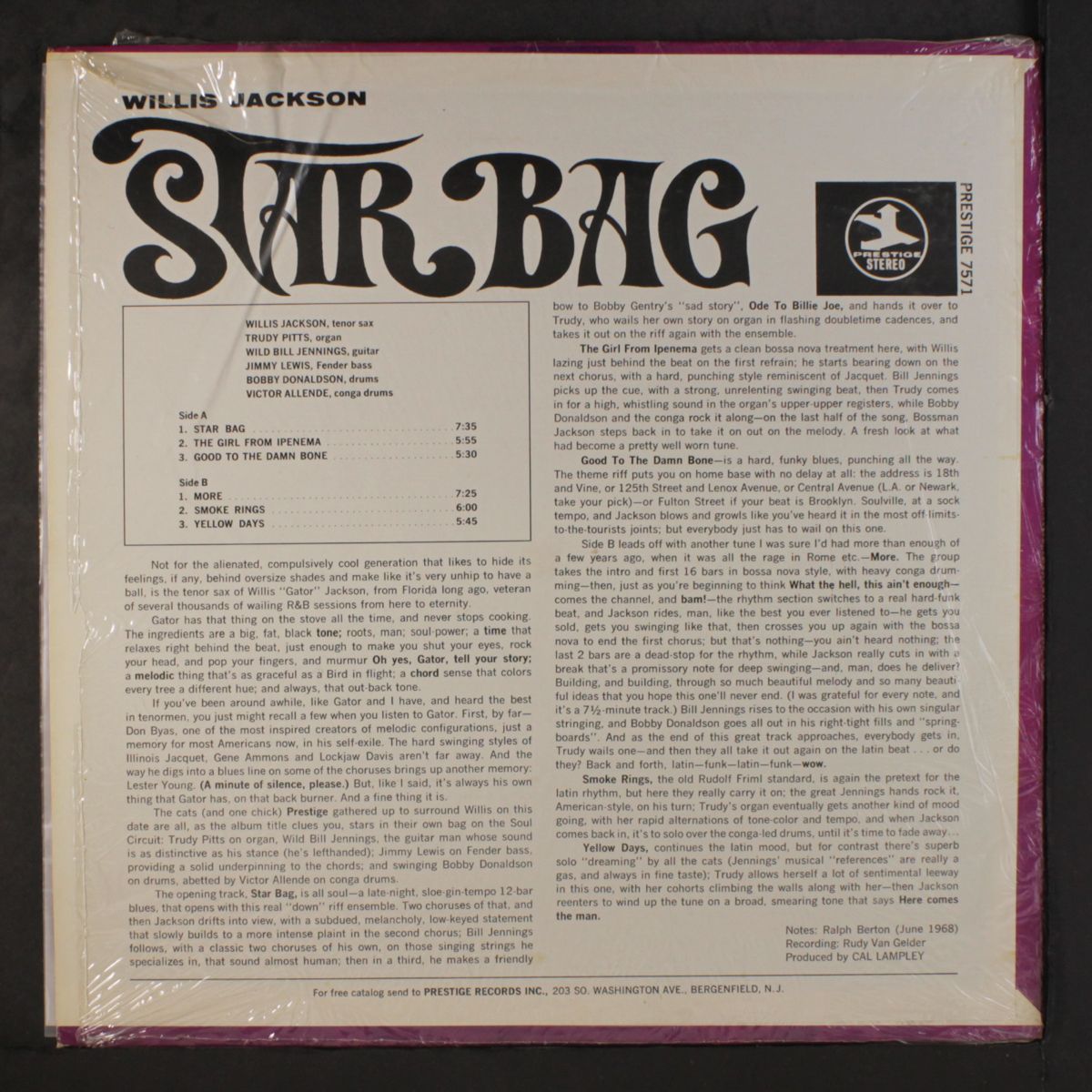 star bag by WILLIS JACKSON